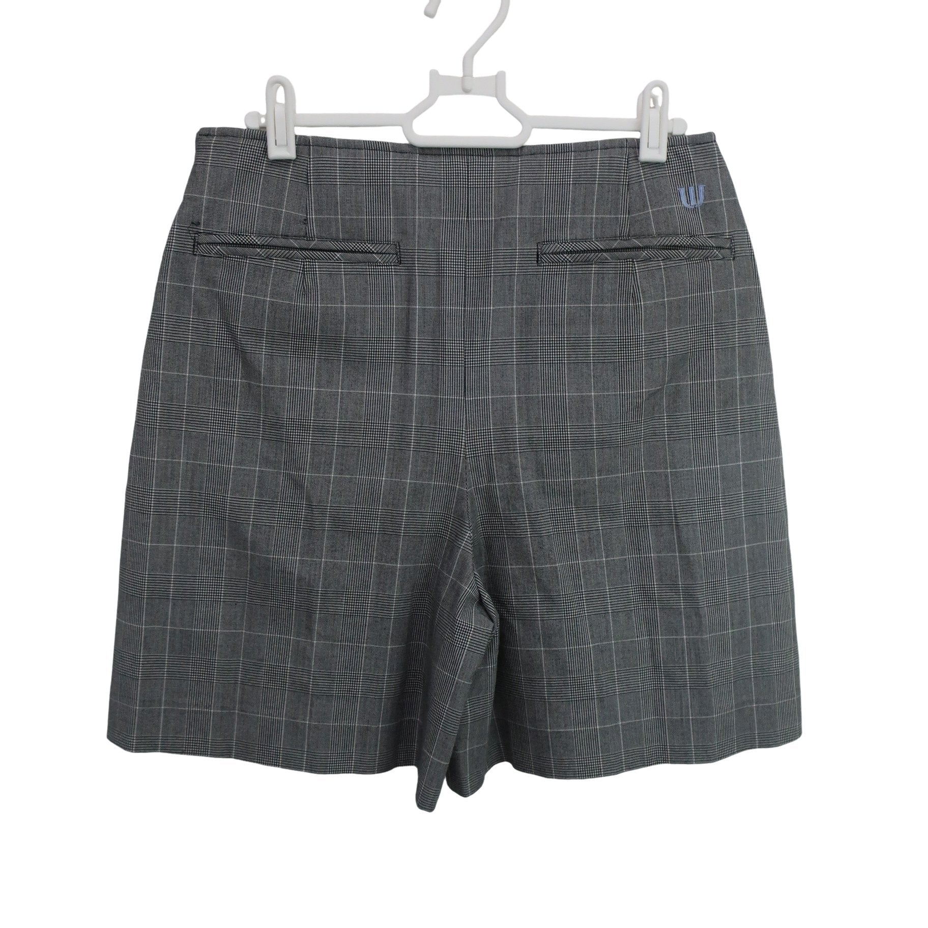 M.U SPORTS(エムユースポーツ) キュロットスカート 白黒チェック レディース 40 B