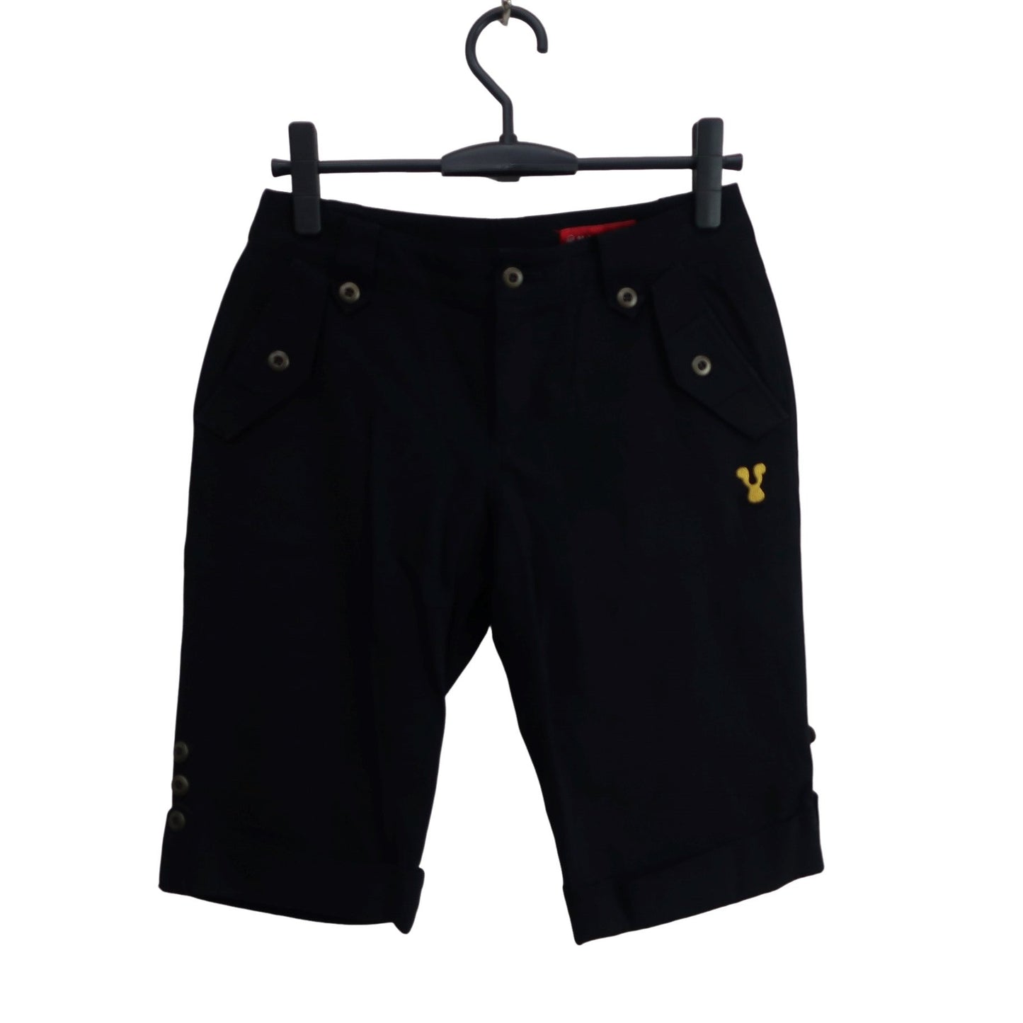M.U SPORTS(エムユースポーツ) ハーフパンツ 黒 レディース 40 B