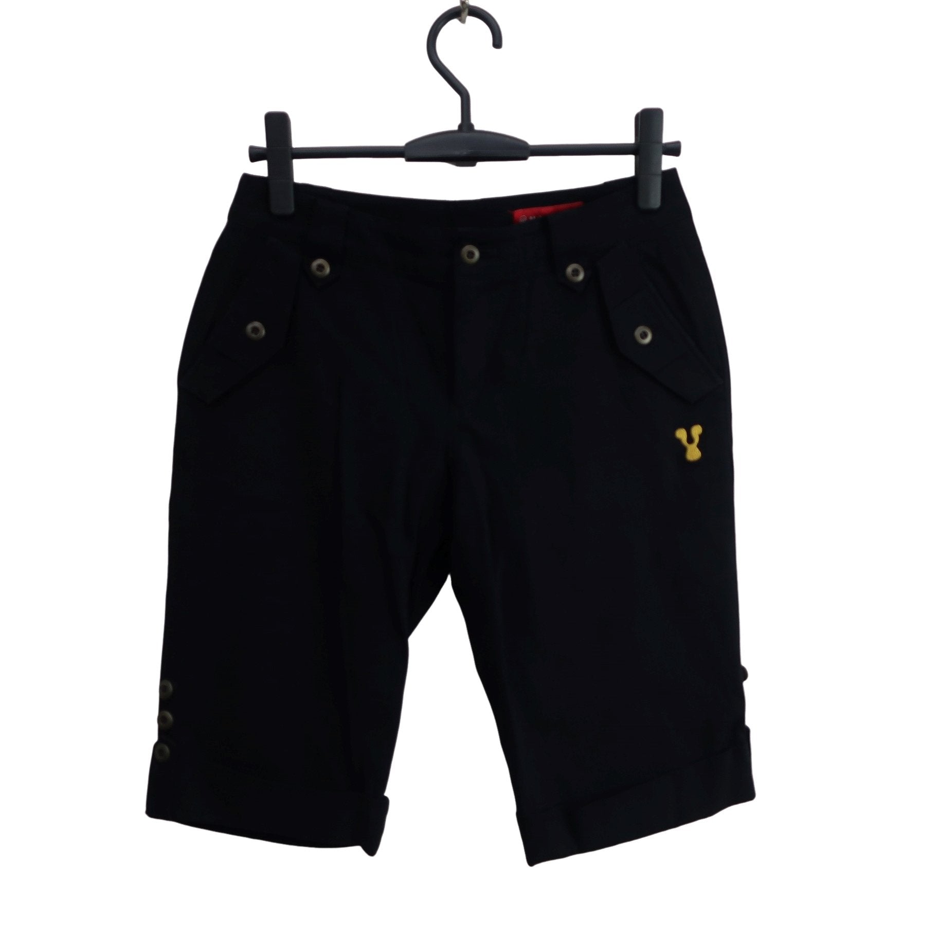 M.U SPORTS(エムユースポーツ) ハーフパンツ 黒 レディース 40 B