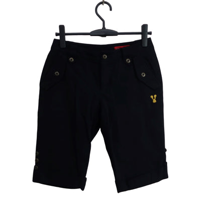 M.U SPORTS(エムユースポーツ) ハーフパンツ 黒 レディース 40 B