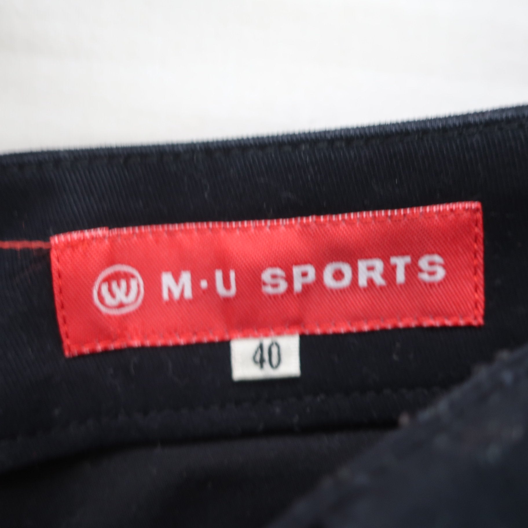 M.U SPORTS(エムユースポーツ) ハーフパンツ 黒 レディース 40 B