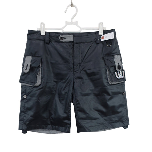 M.U SPORTS(エムユースポーツ) ハーフパンツ 黒 レディース 40 A