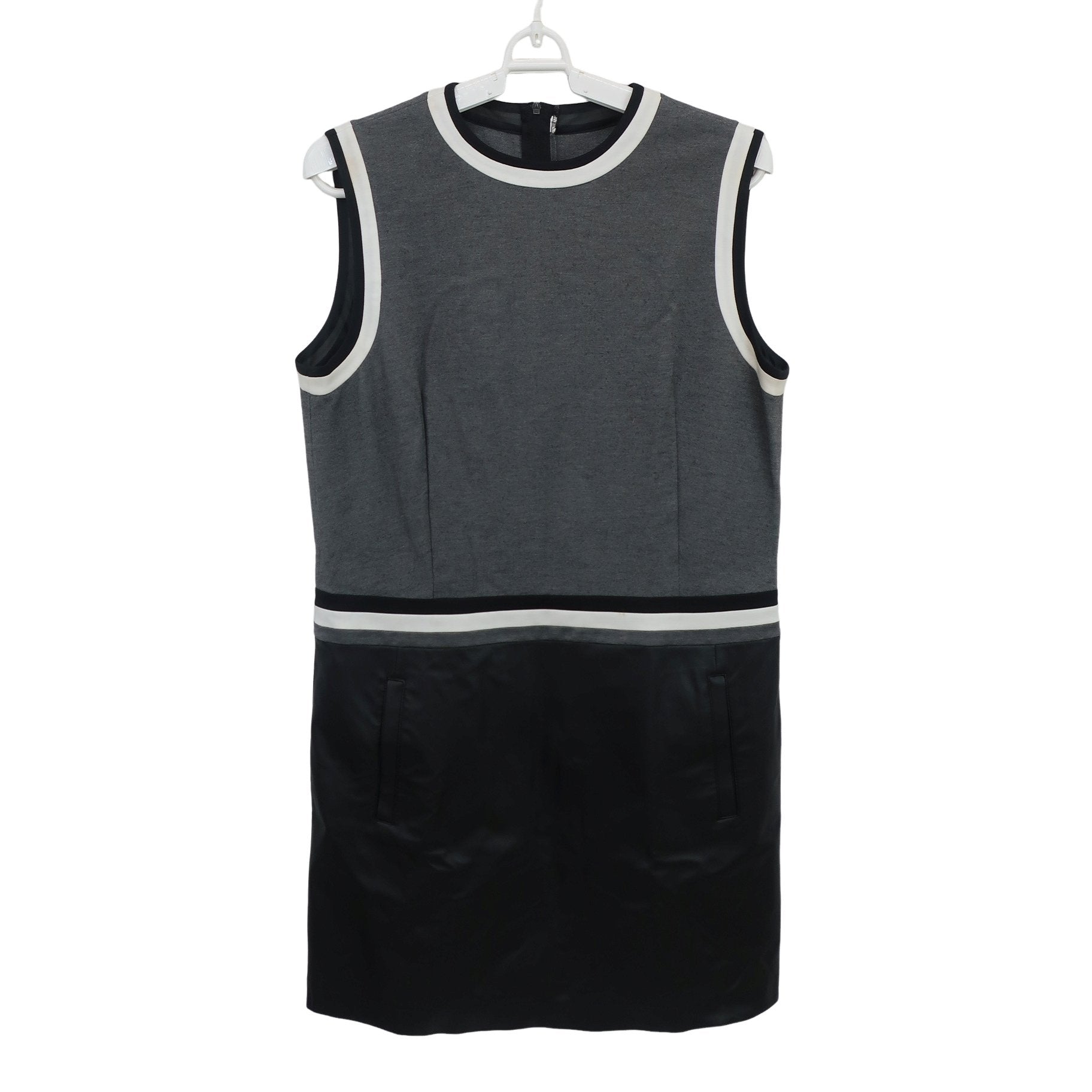 LANVIN SPORT(ランバンスポーツ) ワンピース グレー黒 レディース 40 B