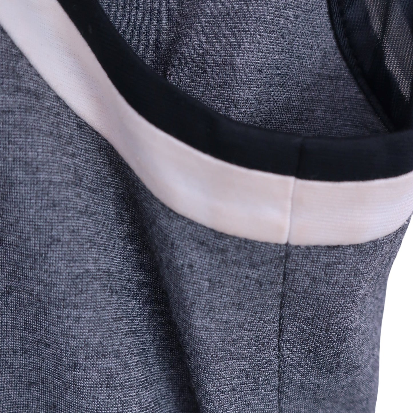 LANVIN SPORT(ランバンスポーツ) ワンピース グレー黒 レディース 40 B