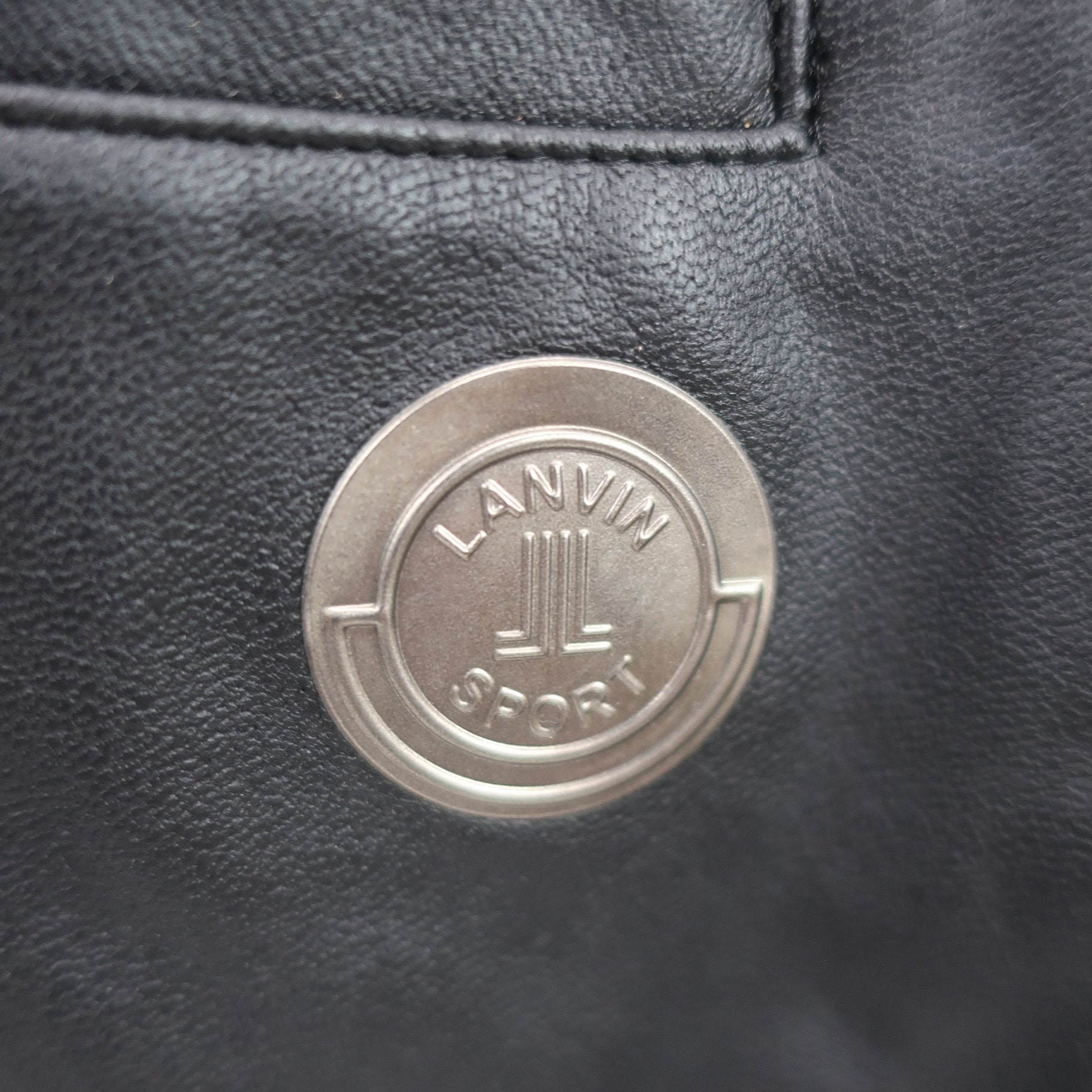 LANVIN SPORT(ランバンスポーツ) ワンピース グレー黒 レディース 40 B