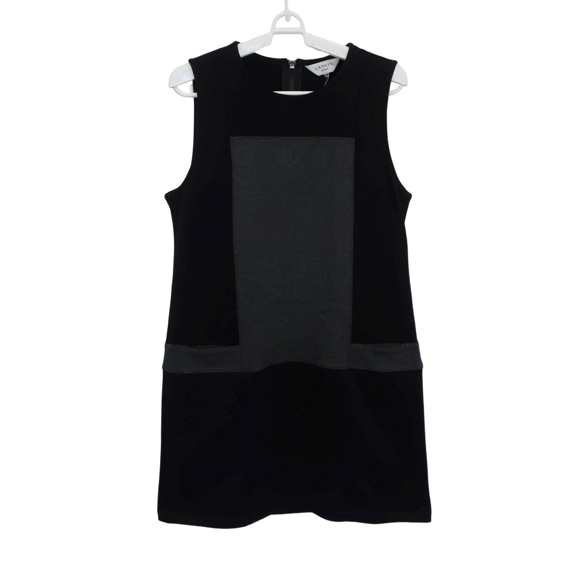 LANVIN SPORT(ランバンスポーツ) ワンピース 黒グレー レディース 40 A