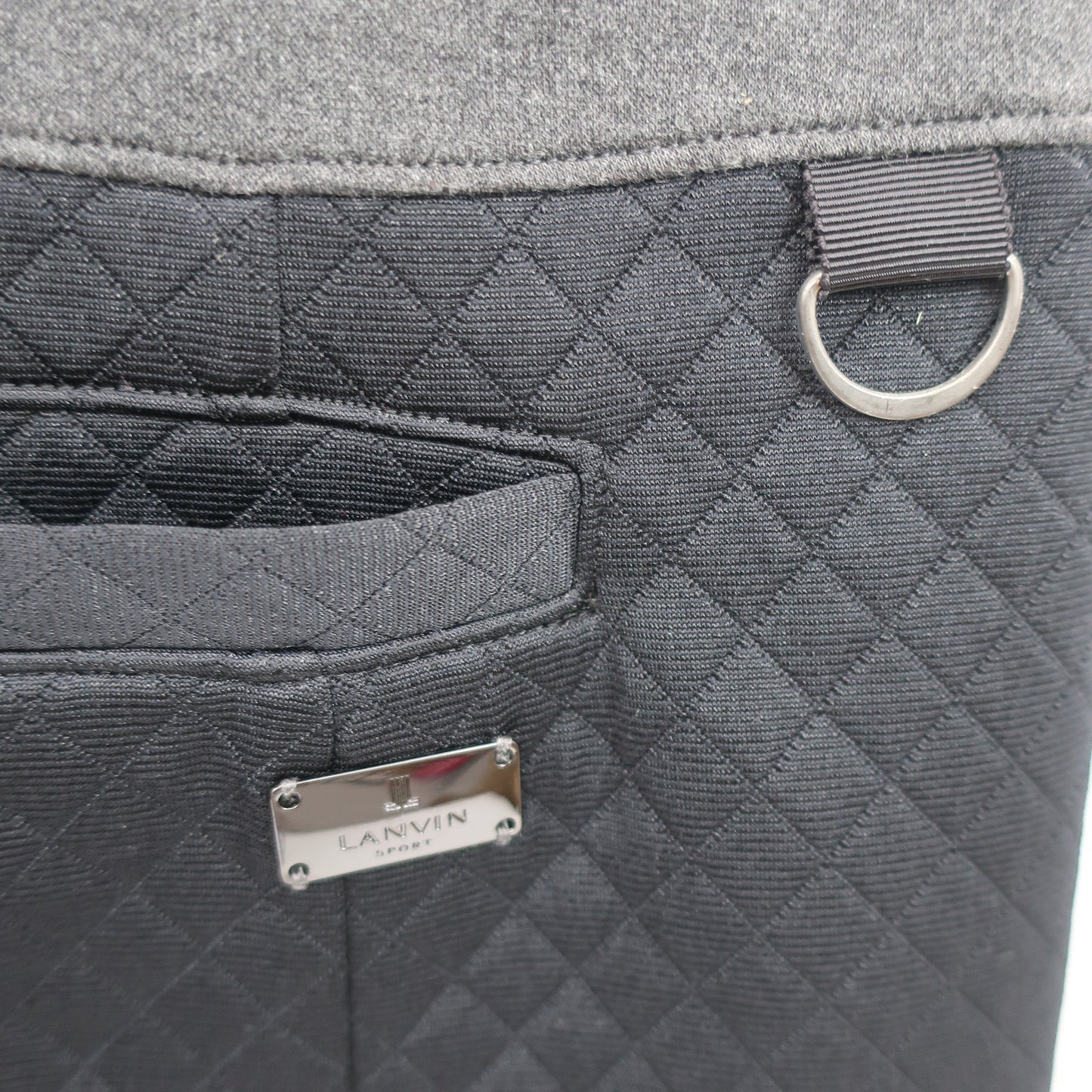 LANVIN SPORT(ランバンスポーツ) ワンピース 黒グレー レディース 40 A