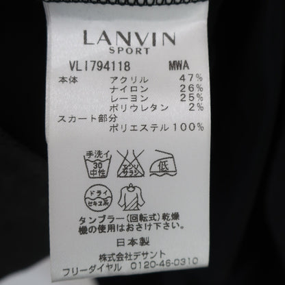 LANVIN SPORT(ランバンスポーツ) ワンピース 黒グレー レディース 40 A