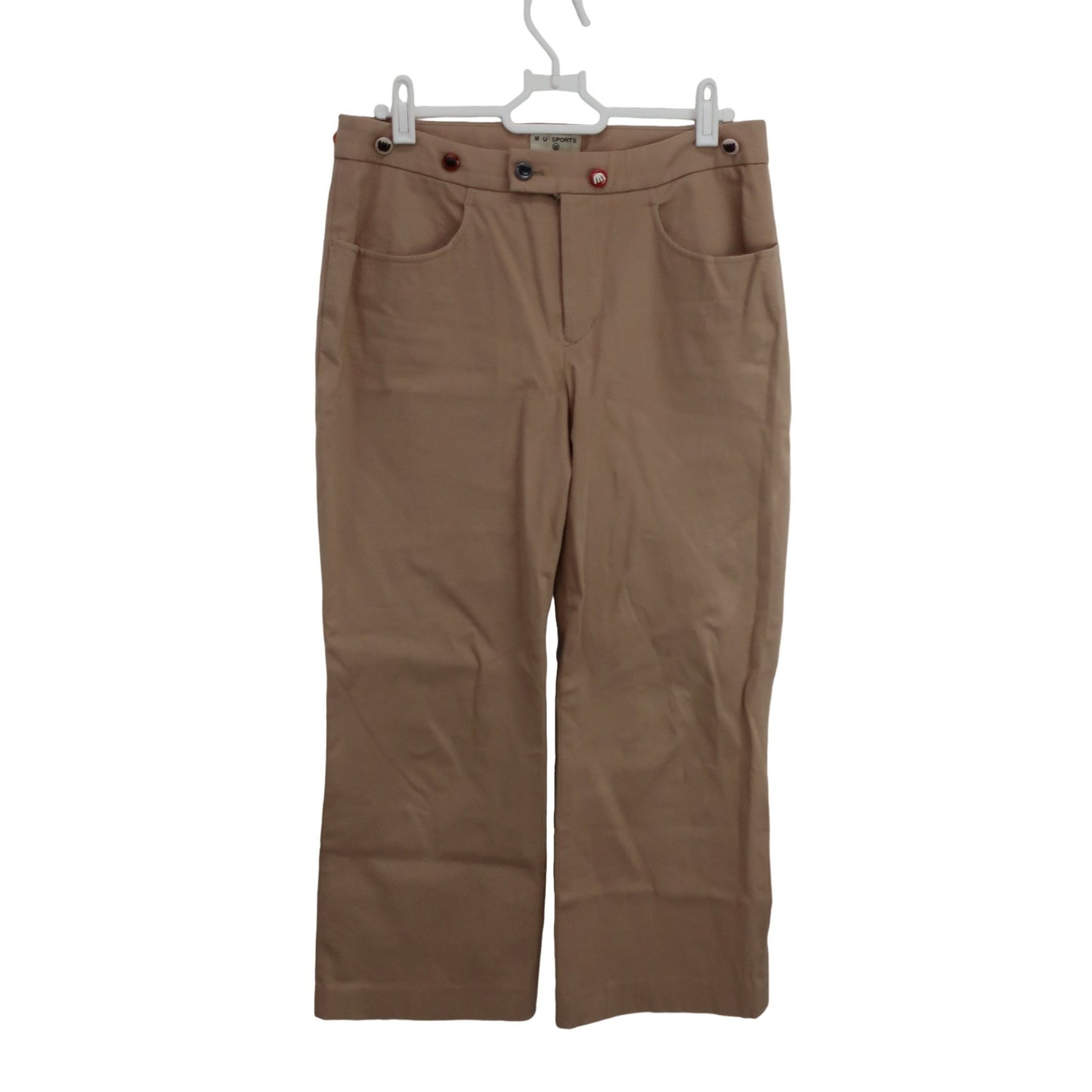 M.U SPORTS(エムユースポーツ) パンツ ベージュ レディース 40 B