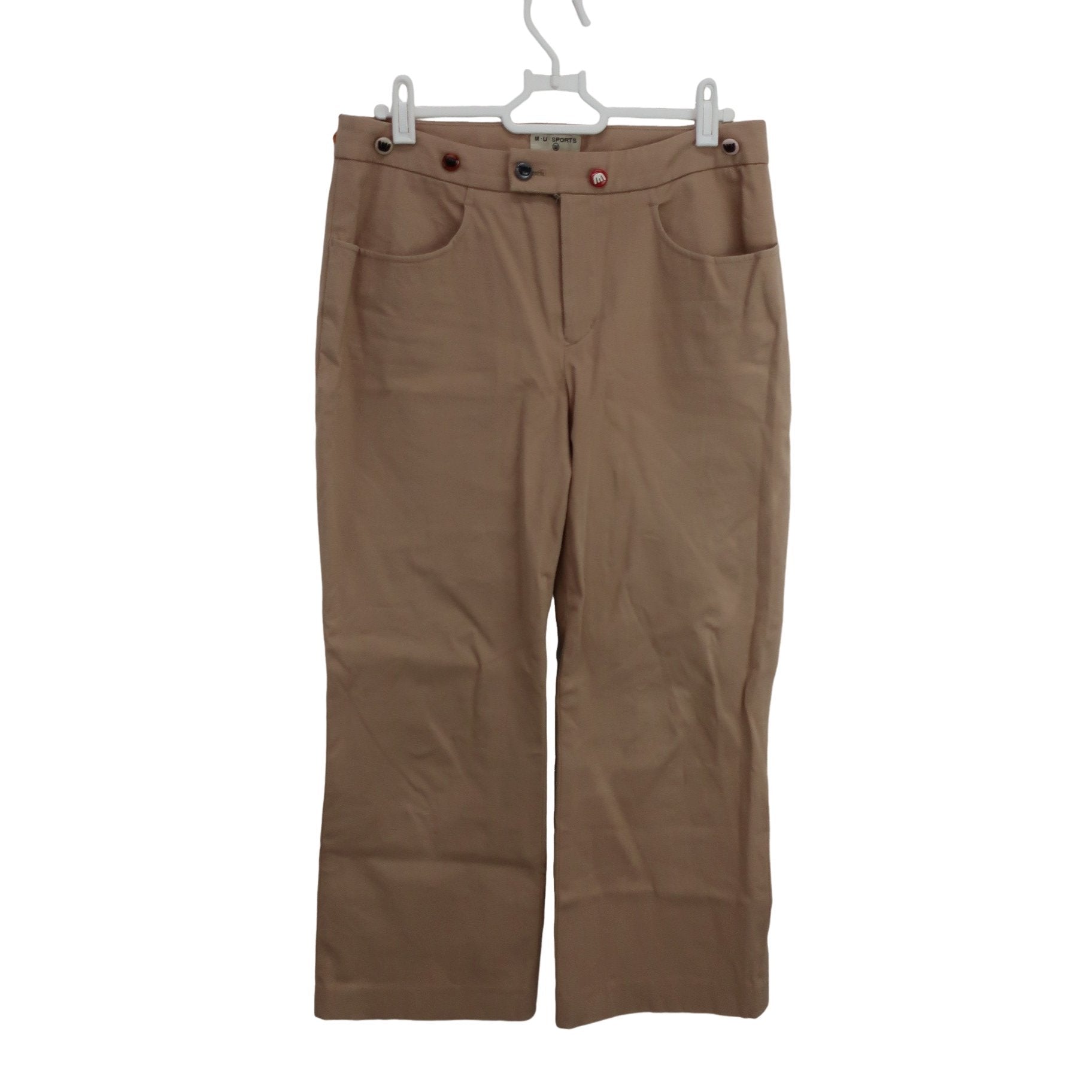 M.U SPORTS(エムユースポーツ) パンツ ベージュ レディース 40 B
