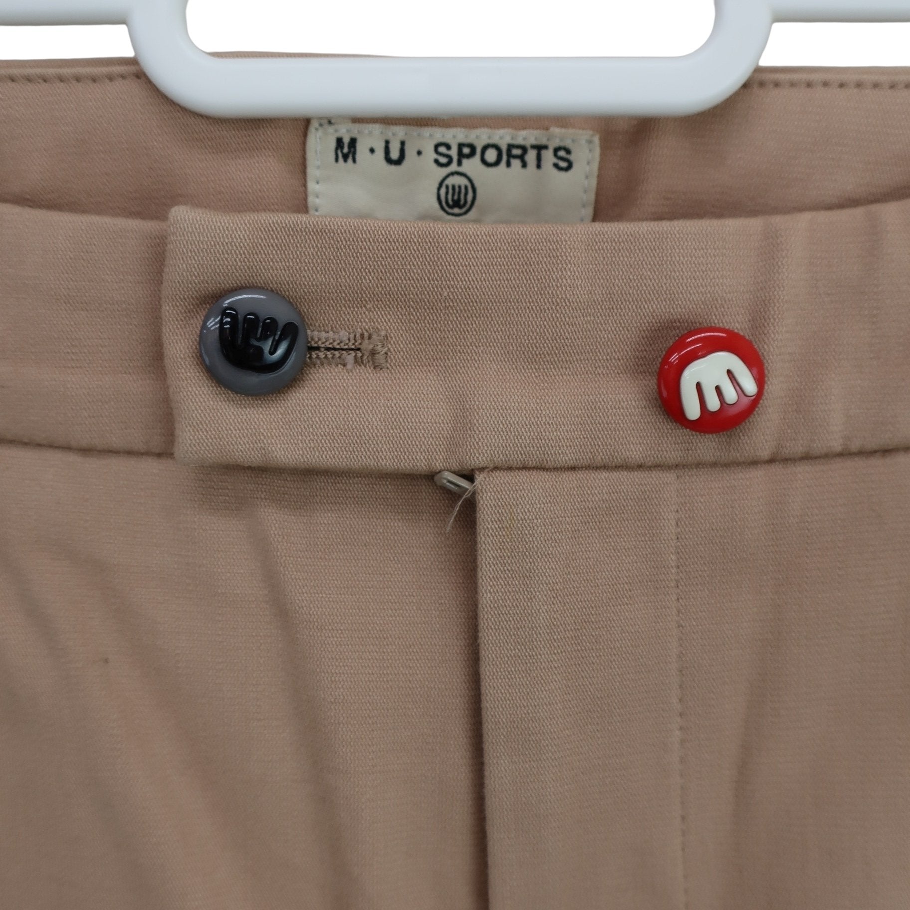 M.U SPORTS(エムユースポーツ) パンツ ベージュ レディース 40 B