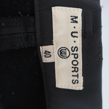 M.U SPORTS(エムユースポーツ) パンツ 黒 レディース 40 B