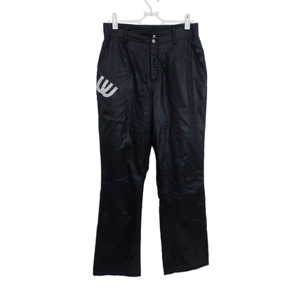 M.U SPORTS(エムユースポーツ) ナイロンパンツ 黒 レディース 40 B