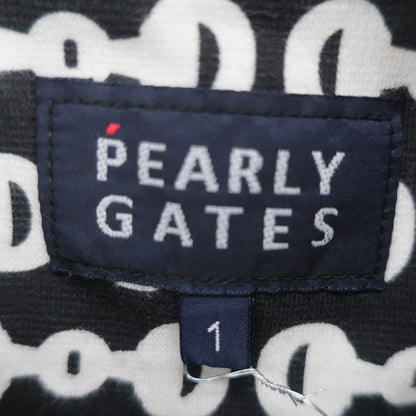 PEARLY GATES(パーリーゲイツ) ノースリーブワンピース ネイビー白総柄 レディース 1 055-224800 B