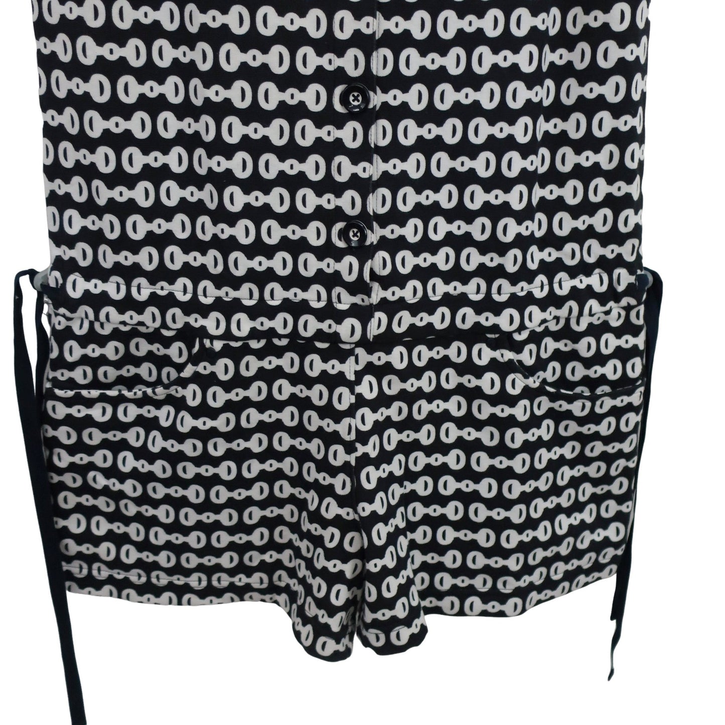 PEARLY GATES(パーリーゲイツ) ノースリーブワンピース ネイビー白総柄 レディース 1 055-224800 B