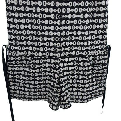 PEARLY GATES(パーリーゲイツ) ノースリーブワンピース ネイビー白総柄 レディース 1 055-224800 B