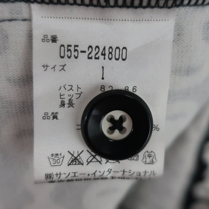 PEARLY GATES(パーリーゲイツ) ノースリーブワンピース ネイビー白総柄 レディース 1 055-224800 B