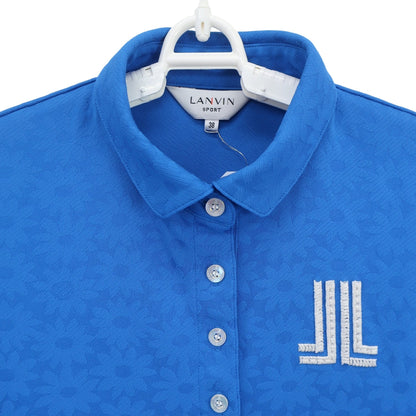 LANVIN SPORT(ランバンスポーツ) ポロシャツ 青 レディース 38 A