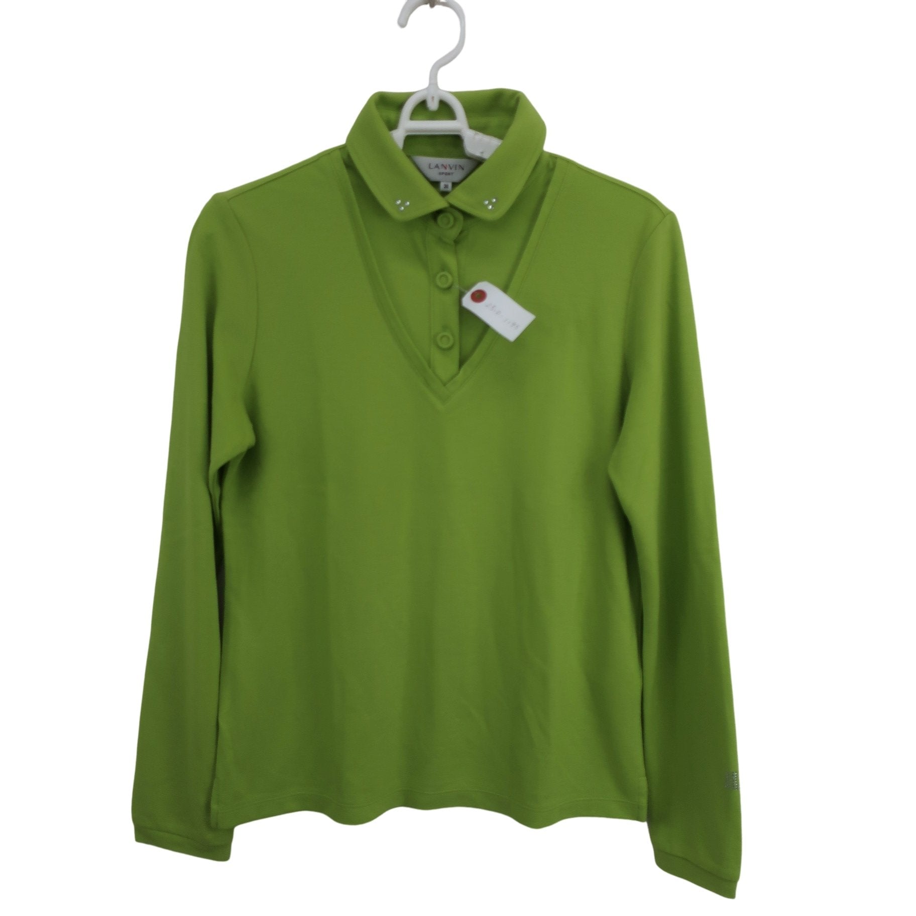 LANVIN SPORT(ランバンスポーツ) ポロシャツ 黄色 レディース 38 B