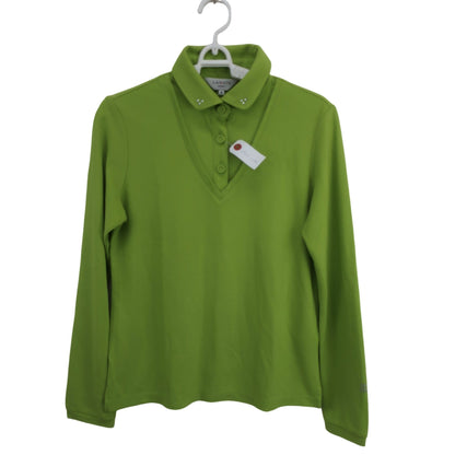 LANVIN SPORT(ランバンスポーツ) ポロシャツ 黄色 レディース 38 B