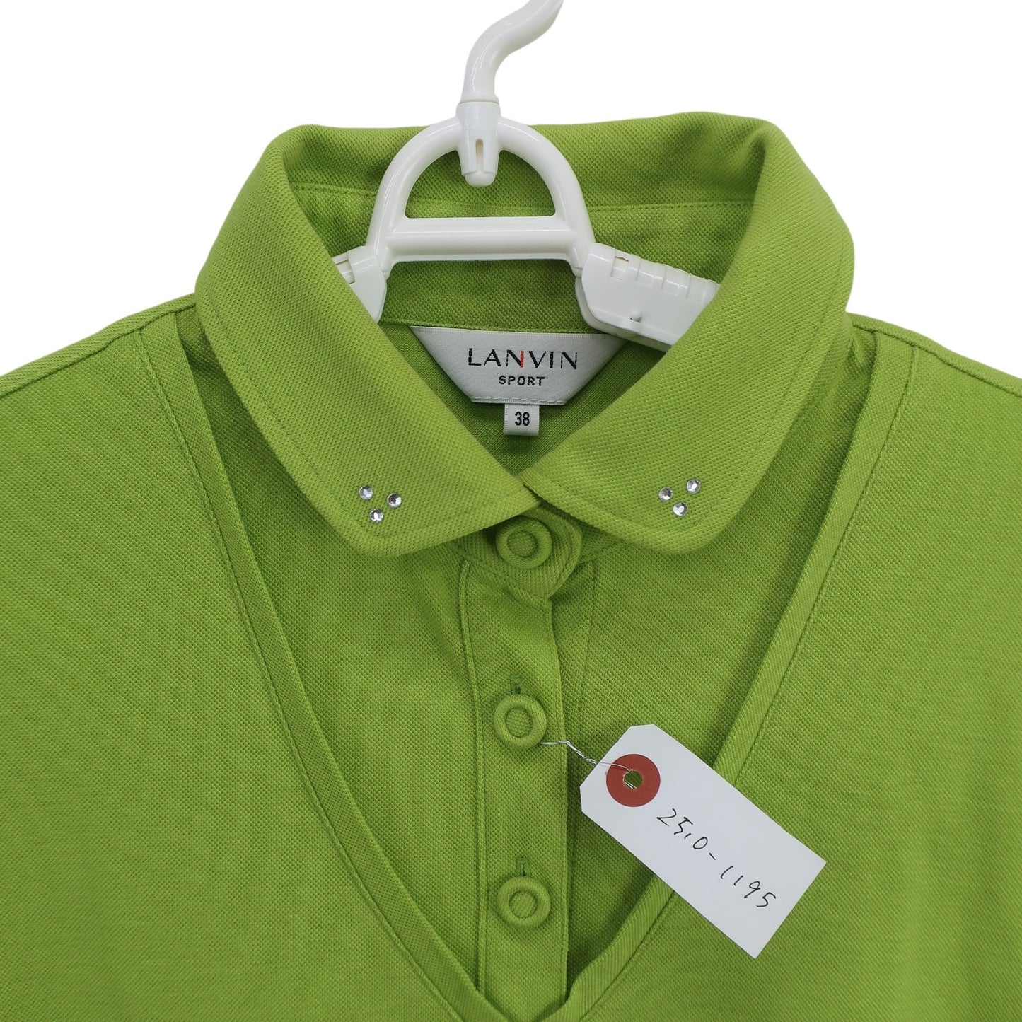 LANVIN SPORT(ランバンスポーツ) ポロシャツ 黄色 レディース 38 B