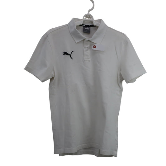 PUMA GOLF(プーマゴルフ) ポロシャツ 白 メンズ S B