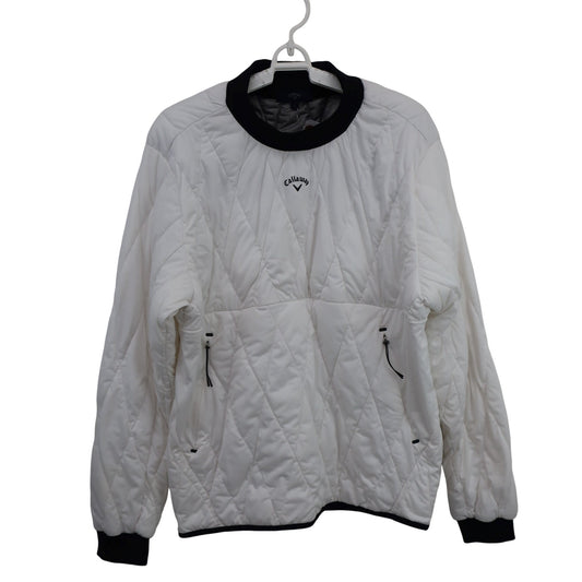 Callaway(キャロウェイ) 中綿キルティングジャケット 白 メンズ M C22215109 A