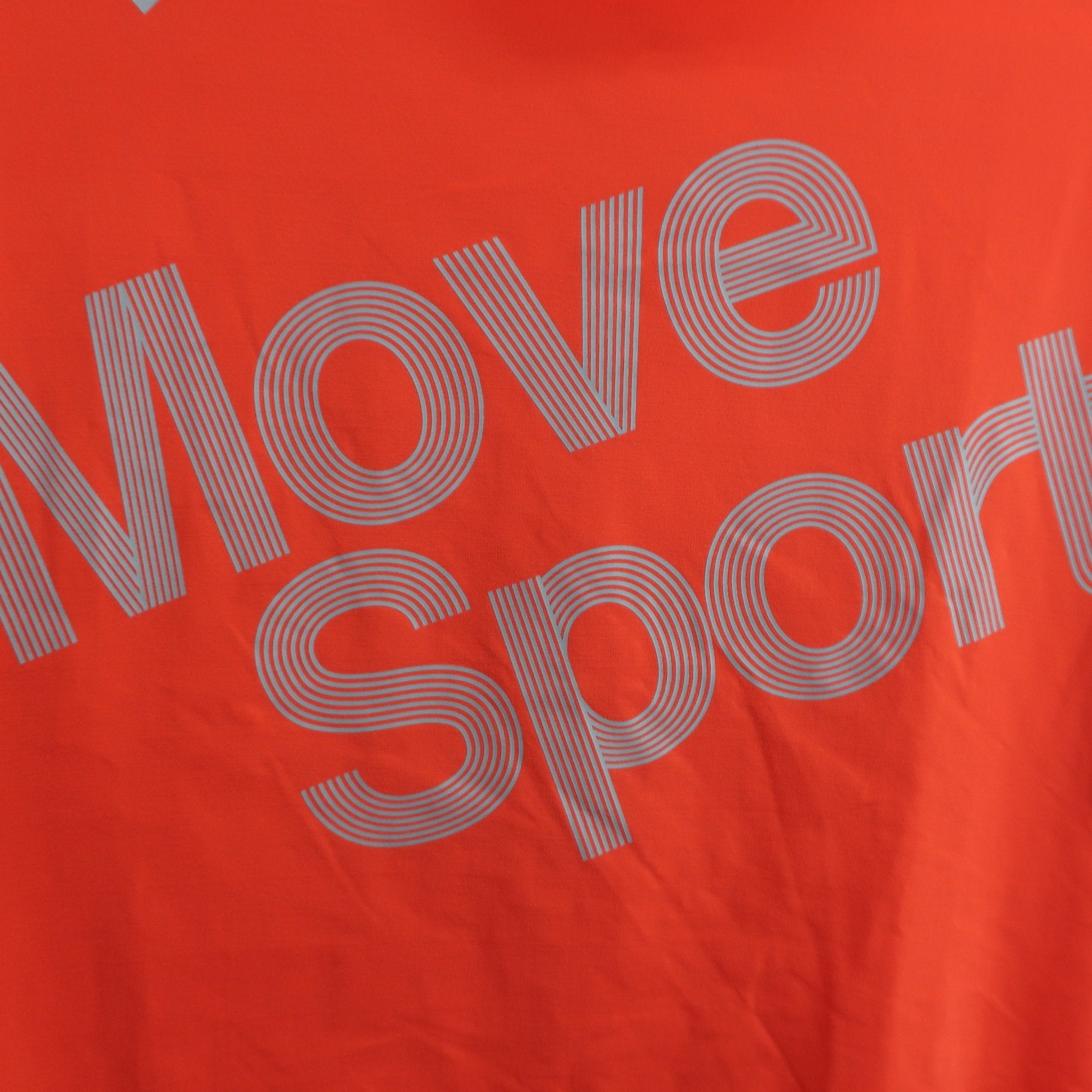 DESCENTE(デサント) 半袖モックネックシャツ オレンジ メンズ L A