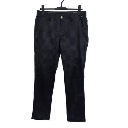 FILA GOLF(フィラゴルフ) ナイロンパンツ 黒系千鳥柄 メンズ M A