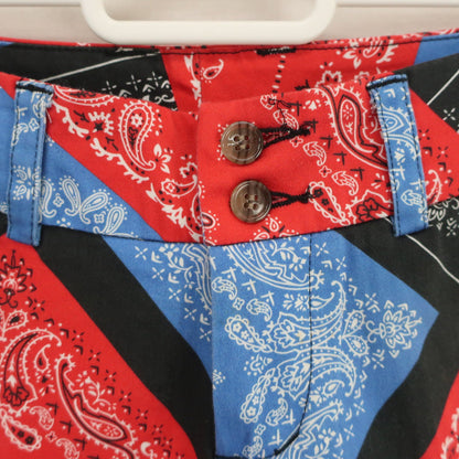 LOUDMOUTH(ラウドマウス) ショートパンツ カラフルペイズリー柄 レディース US 00 B