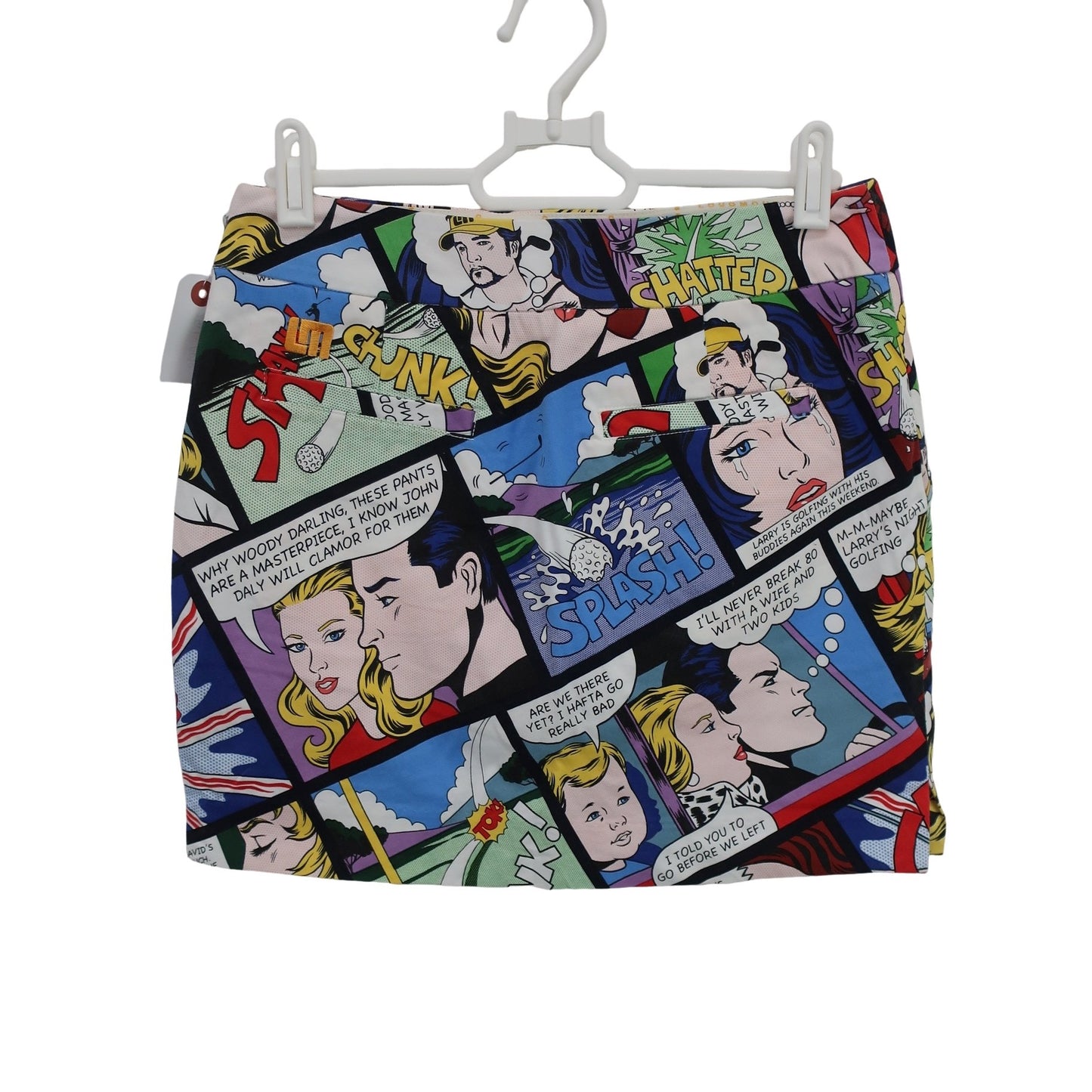 LOUDMOUTH(ラウドマウス) パンツ一体型スカート アメコミ柄 レディース US 0 A