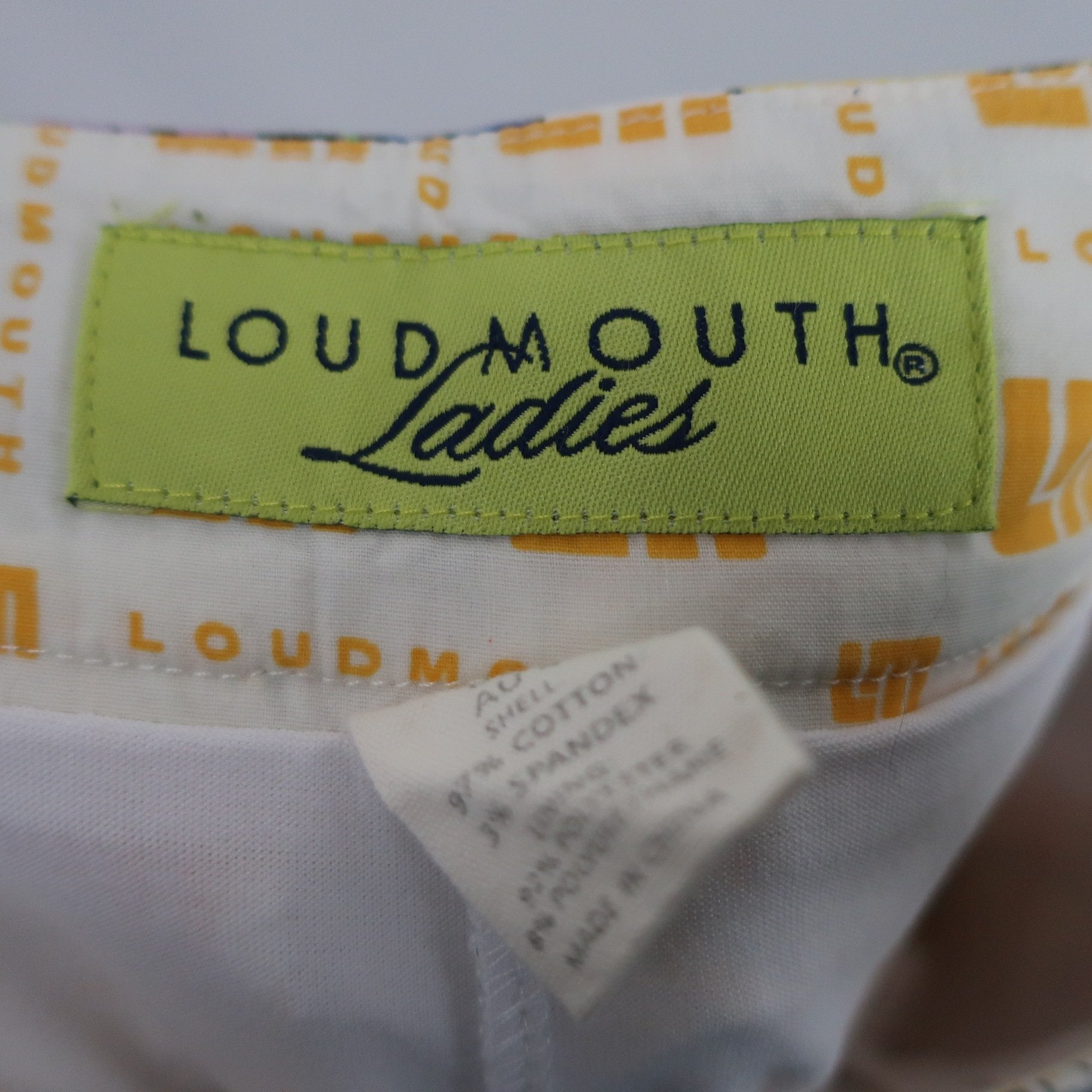 LOUDMOUTH(ラウドマウス) パンツ一体型スカート アメコミ柄 レディース US 0 A