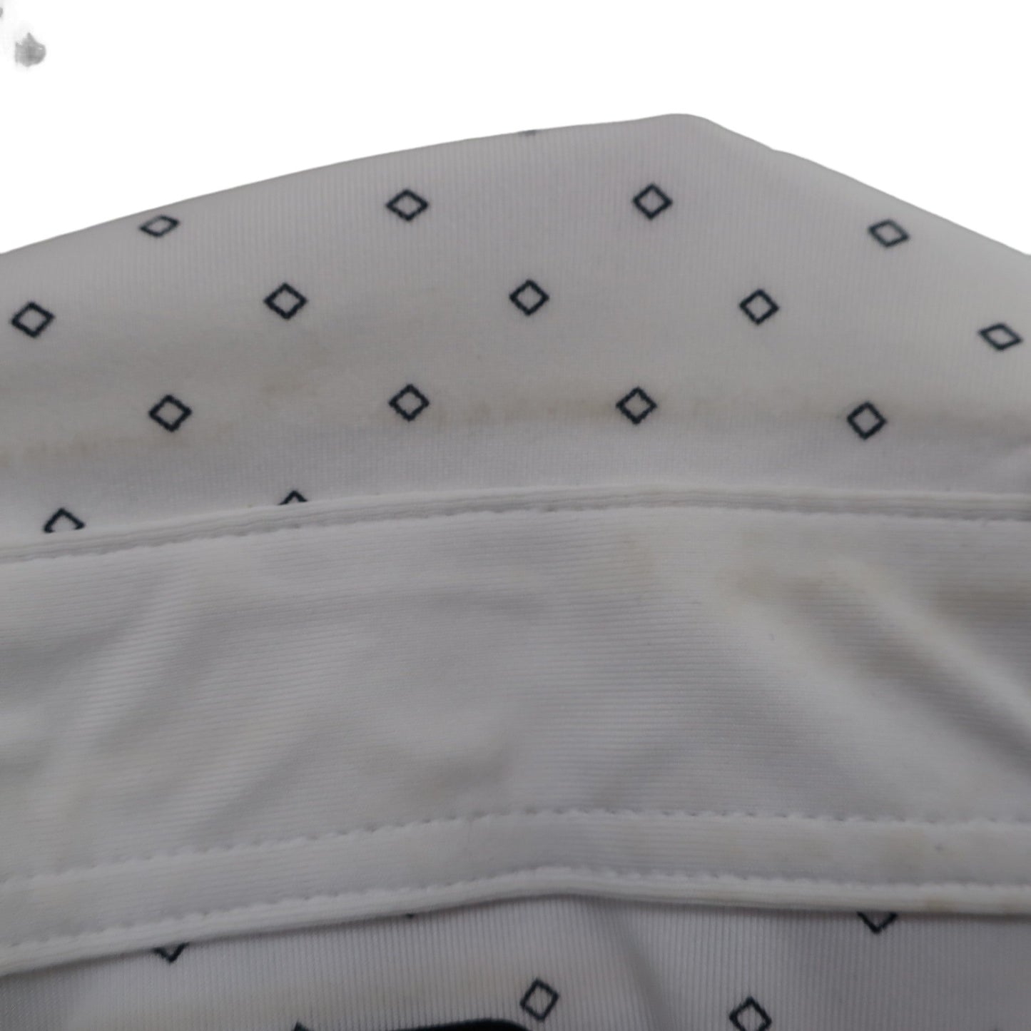 FOOTJOY(フットジョイ) ポロシャツ 白ダイヤ柄 メンズ XL B