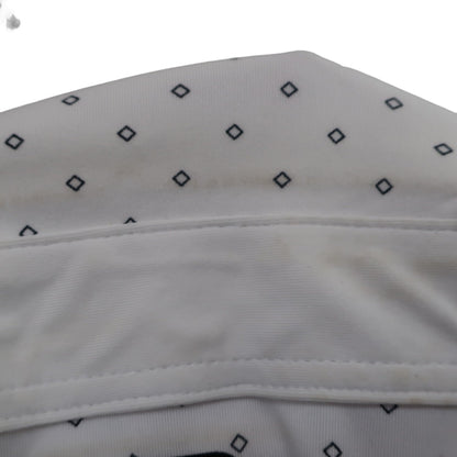 FOOTJOY(フットジョイ) ポロシャツ 白ダイヤ柄 メンズ XL B
