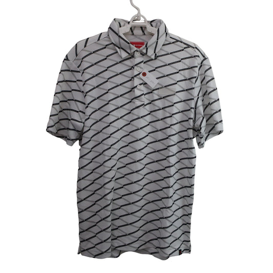 New Balance golf(ニューバランスゴルフ) ポロシャツ 白黒グレー メンズ 6 012-0168004 A
