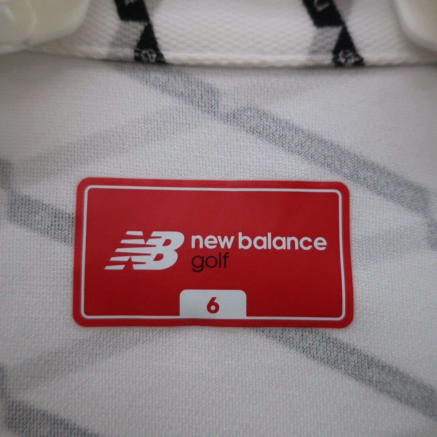 New Balance golf(ニューバランスゴルフ) ポロシャツ 白黒グレー メンズ 6 012-0168004 A