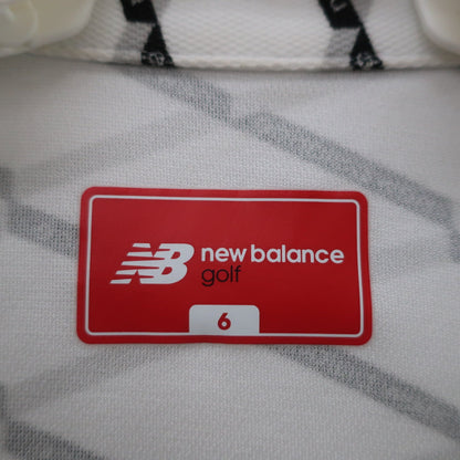 New Balance golf(ニューバランスゴルフ) ポロシャツ 白黒グレー メンズ 6 012-0168004 A