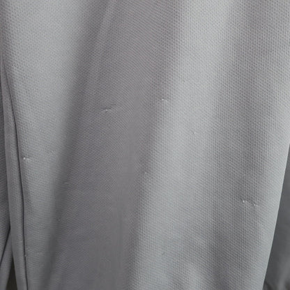 adidas(アディダス) 長袖ハーフジップシャツ グレー メンズ O A
