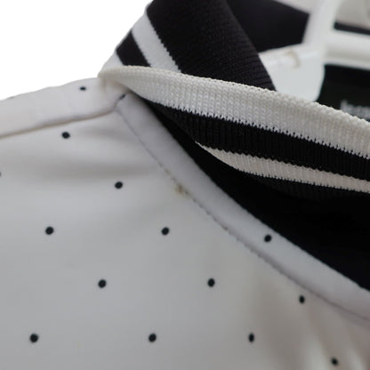 le coq sportif(ルコックスポルティフ) ポロシャツ 白黒ドット柄 メンズ LL A