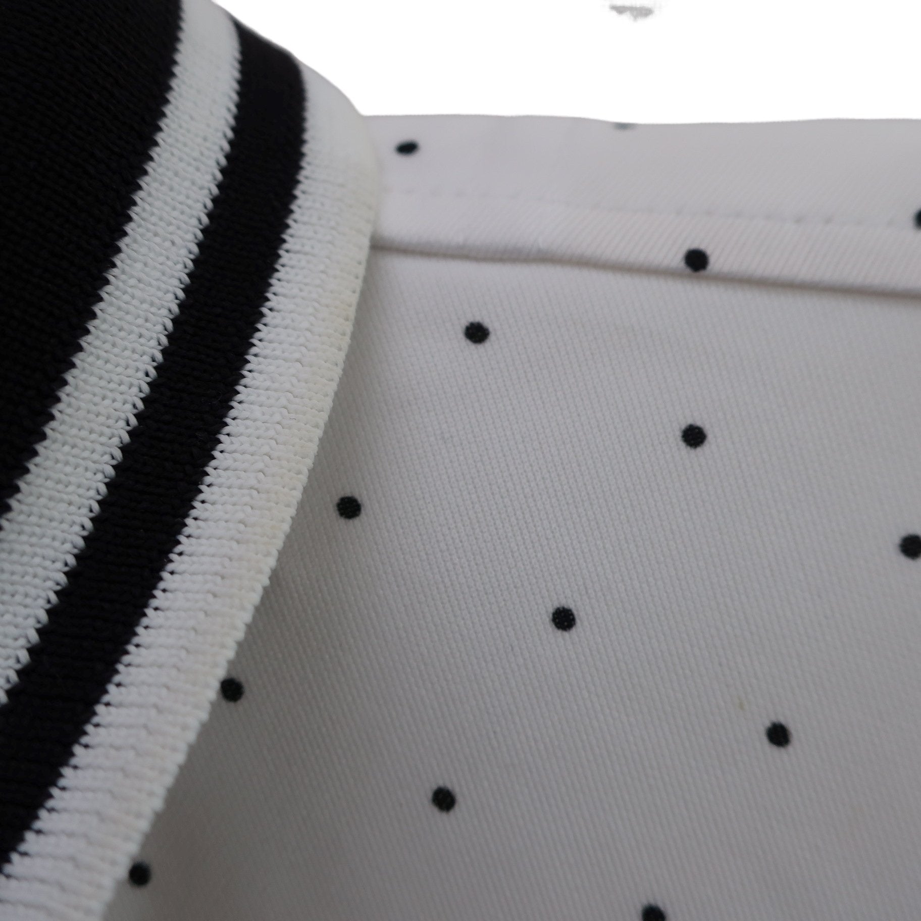 le coq sportif(ルコックスポルティフ) ポロシャツ 白黒ドット柄 メンズ LL A