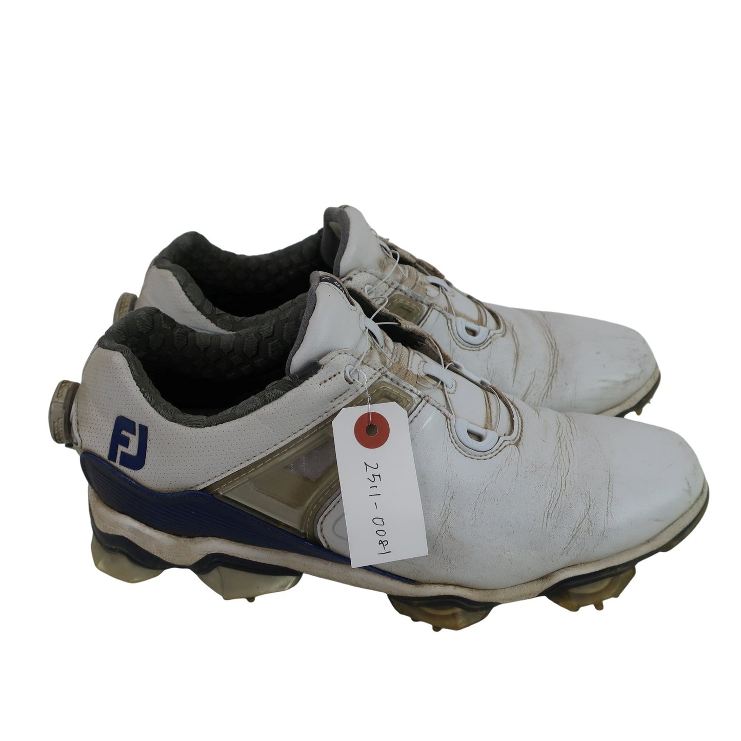 FOOTJOY(フットジョイ) ダイヤル式ゴルフシューズ 白青 メンズ 25.0cm 55412J B