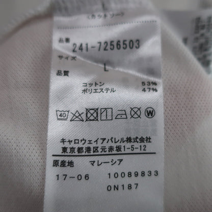 Callaway(キャロウェイ) 長袖ポロシャツ 白 メンズ L 241-7256503 A