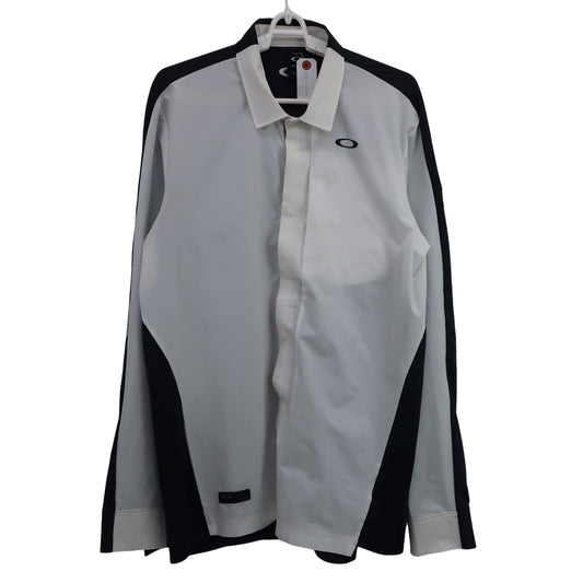 OAKLEY(オークリー) 長袖シャツ 白黒 メンズ XL A