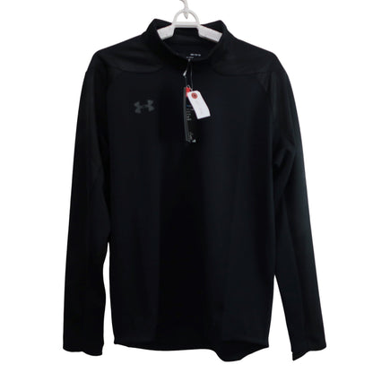 UNDER ARMOUR(アンダーアーマー) 長袖ハーフジップシャツ 黒 メンズ MD N