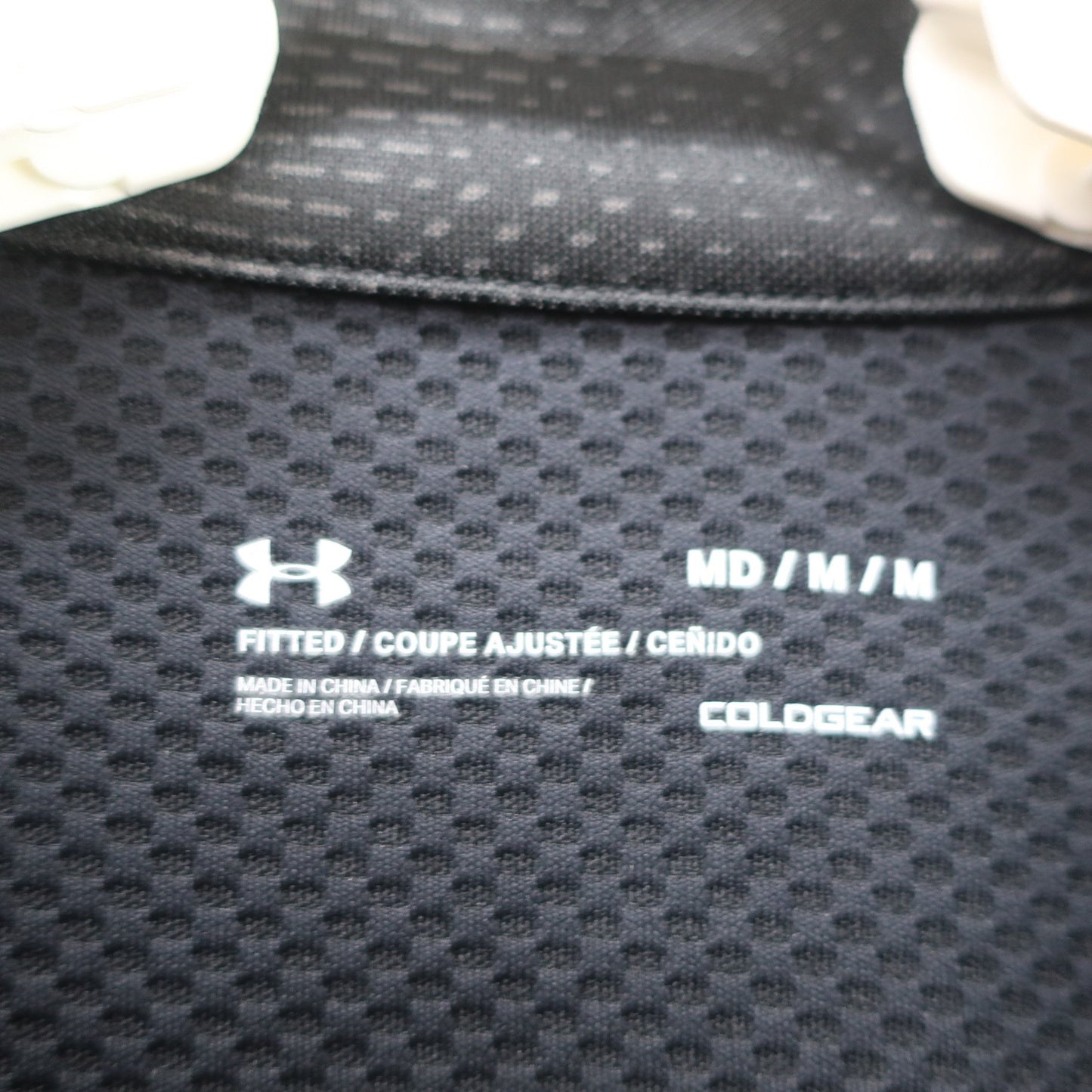 UNDER ARMOUR(アンダーアーマー) 長袖ハーフジップシャツ 黒 メンズ MD N