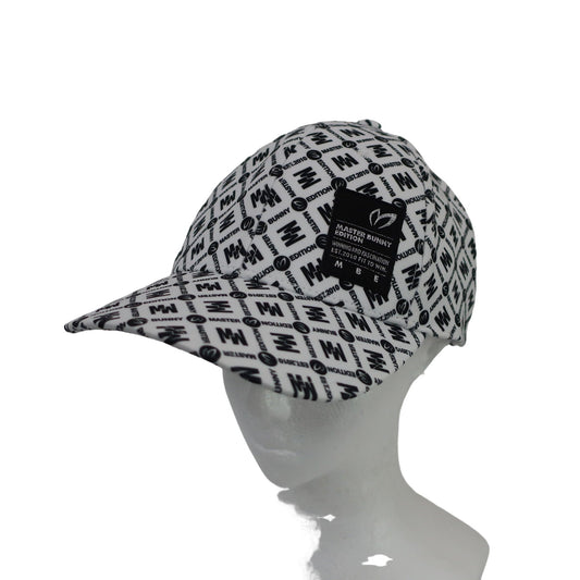 MASTER BUNNY EDITION(マスターバニーエディション) キャップ 白黒ロゴ文字柄 レディース フリーサイズ A