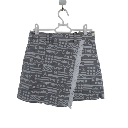 PEARLY GATES(パーリーゲイツ) スカート グレー白総柄 レディース 0 055-2234114 N