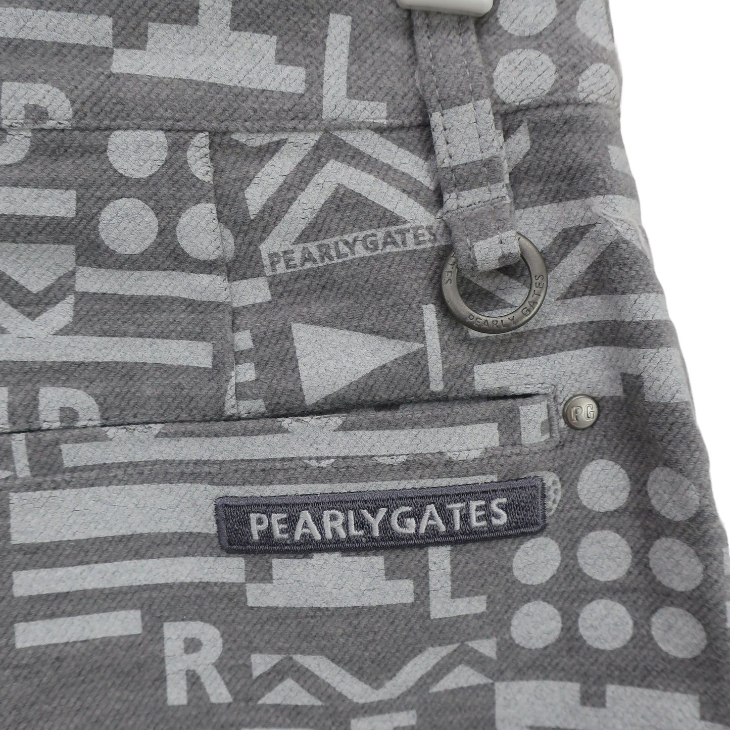 PEARLY GATES(パーリーゲイツ) スカート グレー白総柄 レディース 0 055-2234114 N