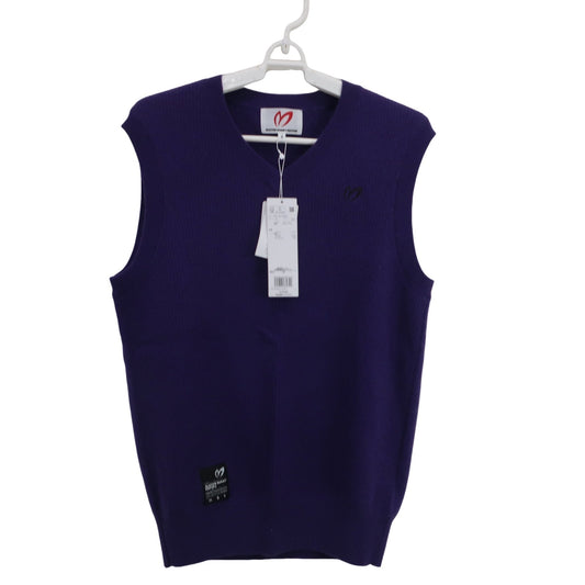 MASTER BUNNY EDITION(マスターバニーエディション) ニットベスト パープル メンズ 4 758-2273903 N