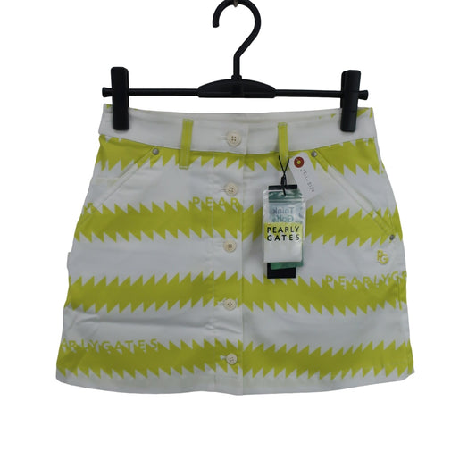PEARLY GATES(パーリーゲイツ) スカート 白黄色 レディース 0 055-2234608 N
